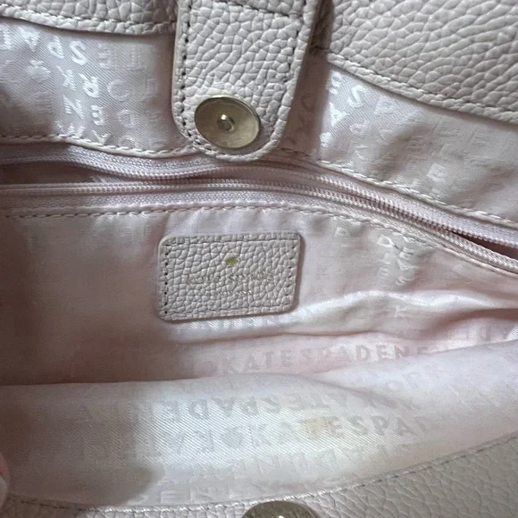 Kate Spade Larchmont Avenue Blush Evangeline Satchel Bag - Picture 14 of 14